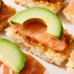 sushi order topped with salmon nyt