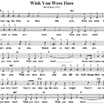 wish you were here lyrics